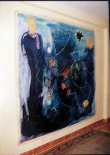 Malerei mit dem Titel "Die vierte Dimensio…" von Zoran Komatinović, Original-Kunstwerk