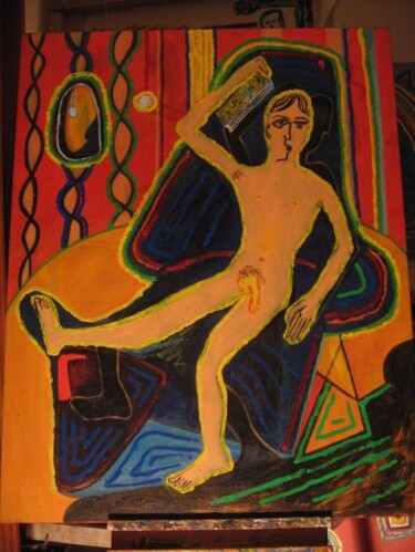 Malerei mit dem Titel "Eros" von Zoran Komatinović, Original-Kunstwerk