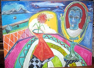 Malerei mit dem Titel "2006-mediteranean" von Zoran Komatinović, Original-Kunstwerk