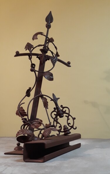 Sculpture intitulée "excalibur" par Zoran Sculptor, Œuvre d'art originale, Métaux