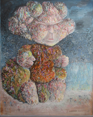Peinture intitulée "THE BEAR" par Zoran Zugic, Œuvre d'art originale, Acrylique