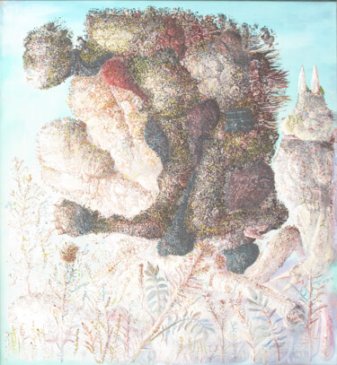 Картина под названием "JOCKEY" - Zoran Zugic, Подлинное произведение искусства, Масло Установлен на Деревянная рама для носи…