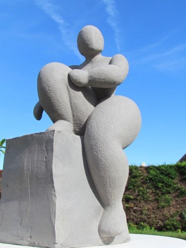 Sculpture intitulée "Dondon : Entre Terr…" par Zorf, Œuvre d'art originale