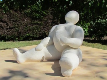 Sculpture intitulée "Jules regardant les…" par Zorf, Œuvre d'art originale