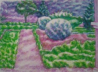 Dessin intitulée "Pedras Salgadas" par Zory, Œuvre d'art originale, Crayon