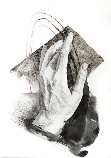 「Кисть」というタイトルの描画 Zoia Ahatinaによって, オリジナルのアートワーク, 鉛筆