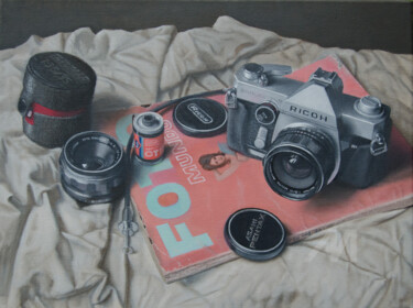 La Herencia Painting titled "La Herencia" by Sergio Zoso, Original Art, Oil Mounted on Wood Panel