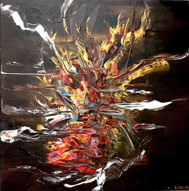 Pintura titulada "Âme ardente" por Zougi, Obra de arte original, Acrílico