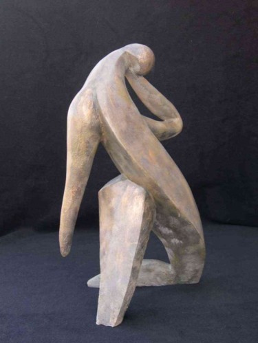Sculpture intitulée "Définitivement Opti…" par Zou.Sculpture, Œuvre d'art originale, Résine