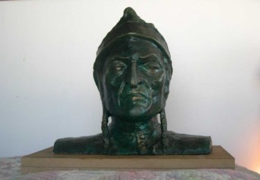 Sculpture intitulée "Dante" par Zou.Sculpture, Œuvre d'art originale, Coulage