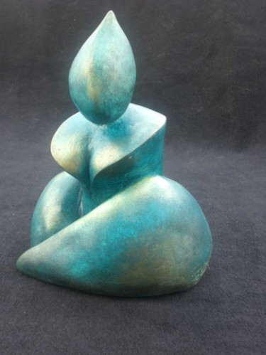 Скульптура под названием "LA TRANQUILITE" - Zou.Sculpture, Подлинное произведение искусства, Керамика