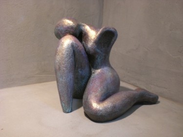 Sculpture titled "La pensée" by Zou.Sculpture, Original Artwork