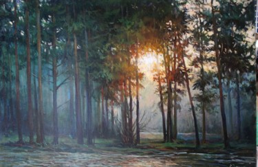 Картина под названием ""Утро"" - Сергей Зозуля, Подлинное произведение искусства, Масло