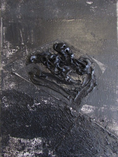 Schilderij getiteld "Untitled 02 [Dissec…" door Zsolt Berszán, Origineel Kunstwerk, Olie Gemonteerd op Frame voor houten bra…