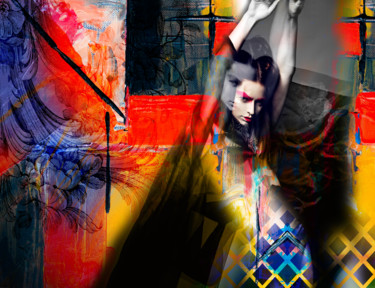 Digital Arts titled "Neobaroque" by Edit Zs. Toth (The GRAPH Collection), Original Artwork, Photo Montage