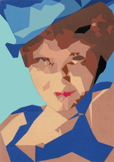 Collages getiteld "Marlene Dietrich Ap…" door Aleksei Zuev, Origineel Kunstwerk, Collages