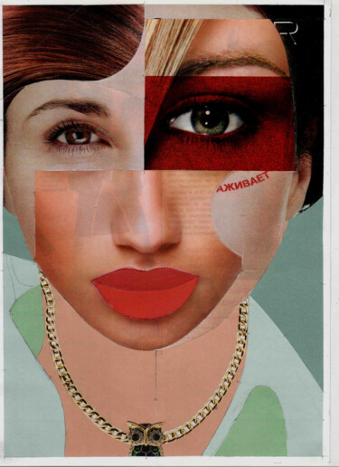 Collages titled "Eye" by Aleksei Zuev, Original Artwork, Collages