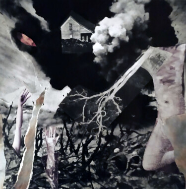 Collages titulada "La Guerre de Troie…" por Zulugoodbye, Obra de arte original, Collages