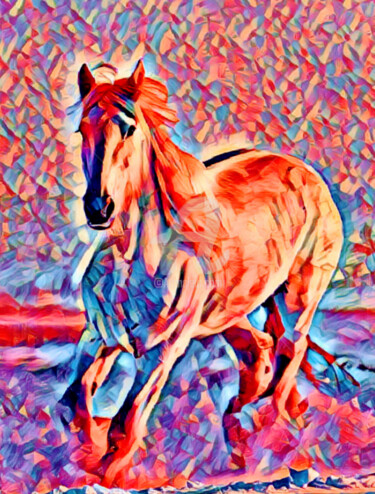 Фотография под названием "Лошади 4" - Зумрад Аблакулова, Подлинное произведение искусства, Пленочная фотография