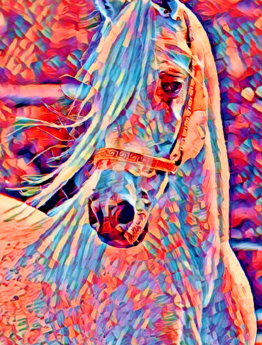 Фотография под названием "Лошади 5" - Зумрад Аблакулова, Подлинное произведение искусства, Пленочная фотография