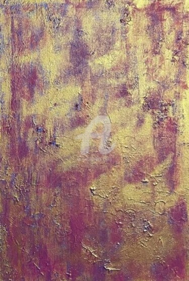 Painting titled "Золотая Геометрия 5…" by Zumrad Ablakulova, Original Artwork, Acrylic