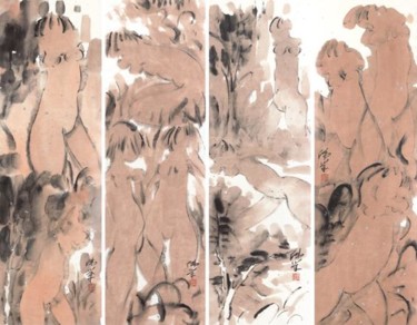 绘画 标题为“《小想系列》” 由钟雨, 原创艺术品, 墨