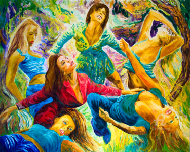 Malarstwo zatytułowany „Blondes not only fi…” autorstwa Zbigniew Dowgiałło, Oryginalna praca, Olej