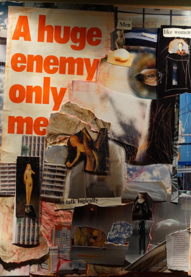 Solo io. Collages intitulée "Solo io." par Mata, Œuvre d'art originale, Collages