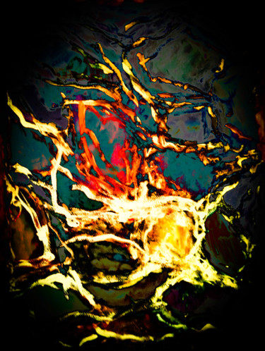 Digital Arts titled "Internal circuits" by Zykram, Original Artwork, Digital Painting