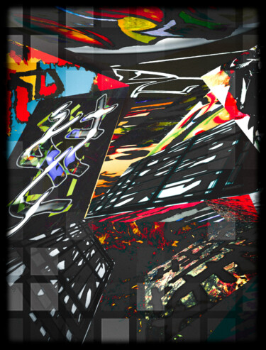 Arts numériques intitulée "Top floor collapse" par Zykram, Œuvre d'art originale, Peinture numérique