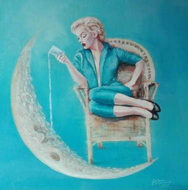 Картина под названием "Depression" - Helena Zyryanova, Подлинное произведение искусства, Масло