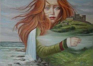 Peinture intitulée "Irish tale" par Helena Zyryanova, Œuvre d'art originale, Huile
