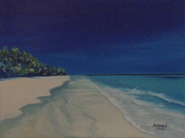Painting titled "Zanzibar" by Liubov Aristova, Original Artwork, Oil