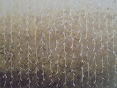 Peinture intitulée "LIGHTING ABSTRACT" par Liubov Aristova, Œuvre d'art originale, Huile