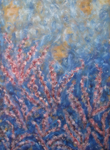 Картина под названием "русалки" - Shahin Shirinov, Подлинное произведение искусства, Масло