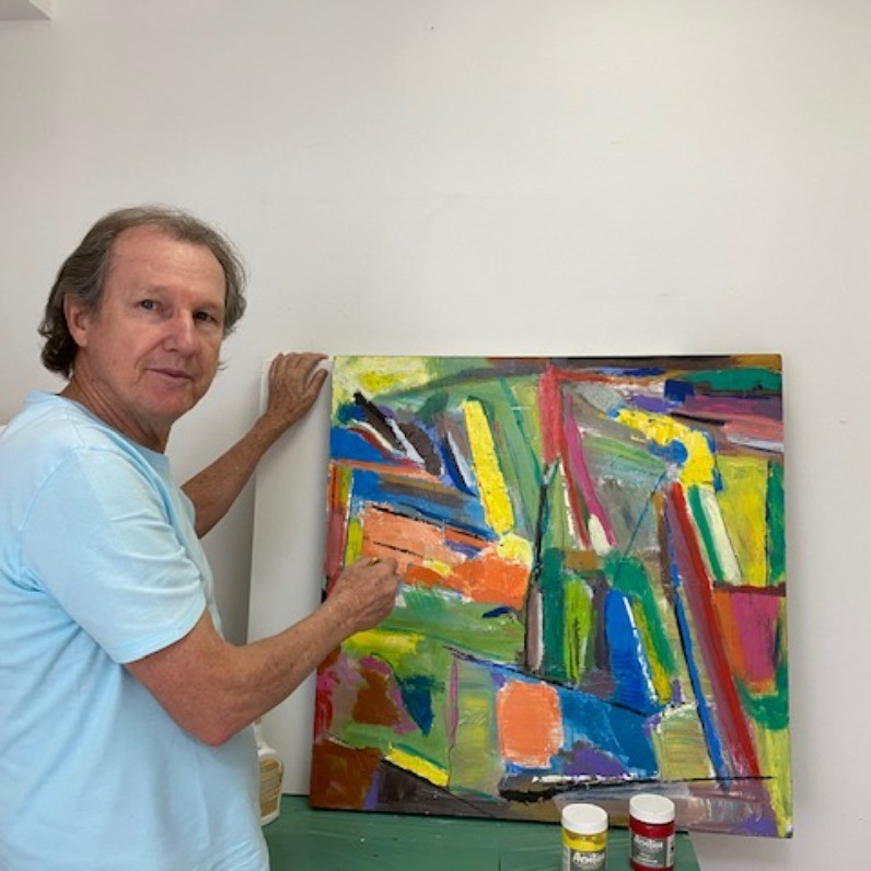 Antonio Carlos Barro - The artist at work