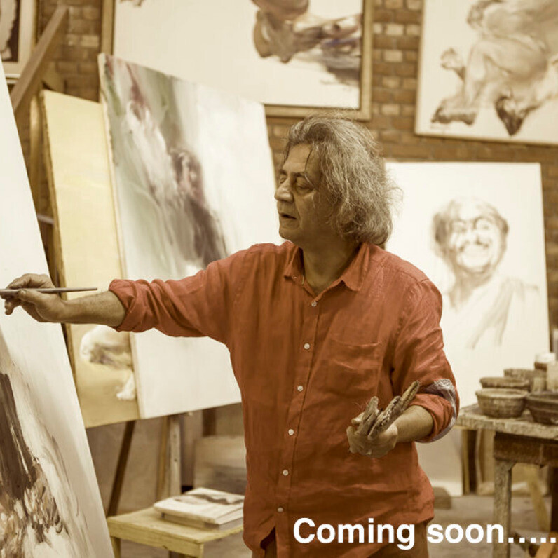 Ahmed Shahabuddin - The artist at work