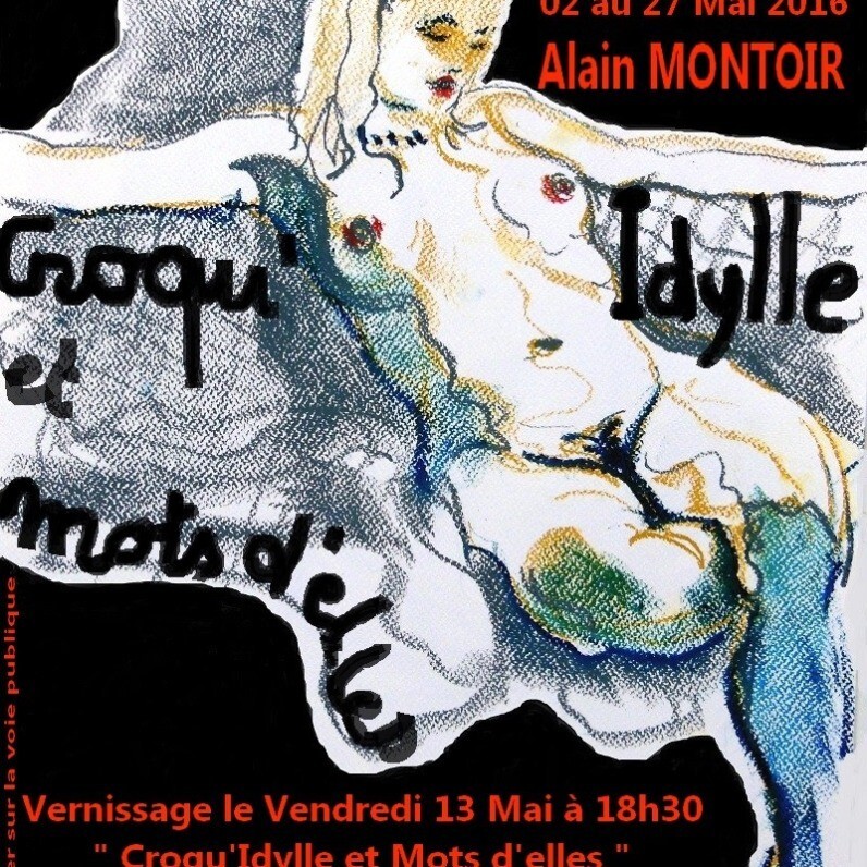 Alain Alain Montoir - L'artiste au travail