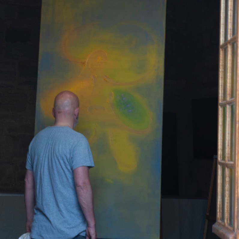 Alain Du Pontavice - The artist at work