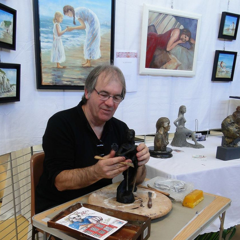 Alain Ravaut - Artysta przy pracy