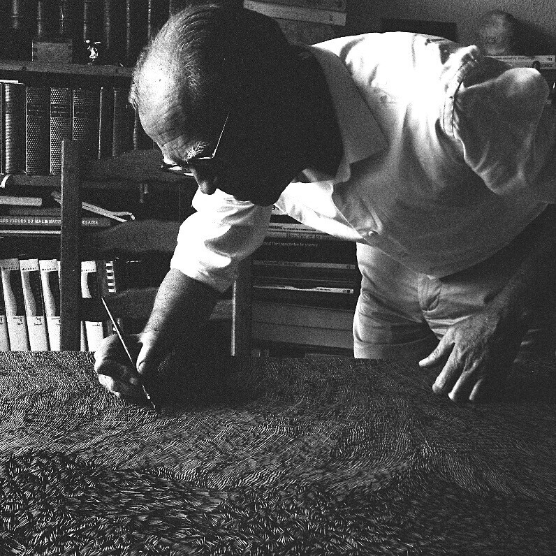 Albert Palma - The artist at work