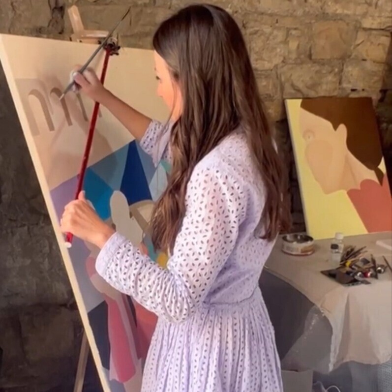 Alessandra Redolfi - L'artista al lavoro