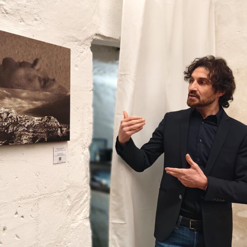 Alessandro Carbonara - L'artista al lavoro