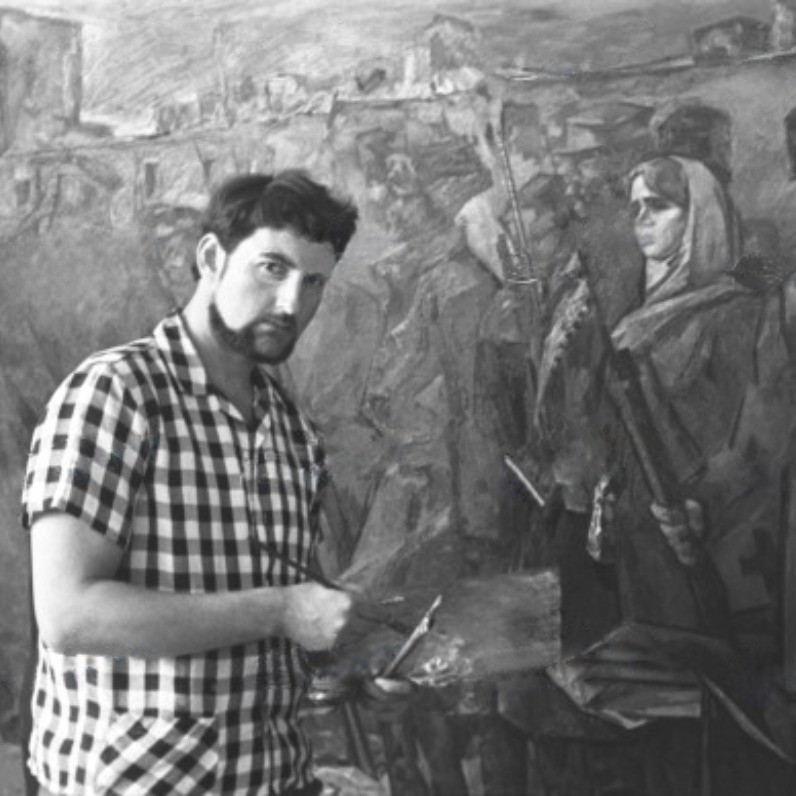 Alexander Turansky - The artist at work