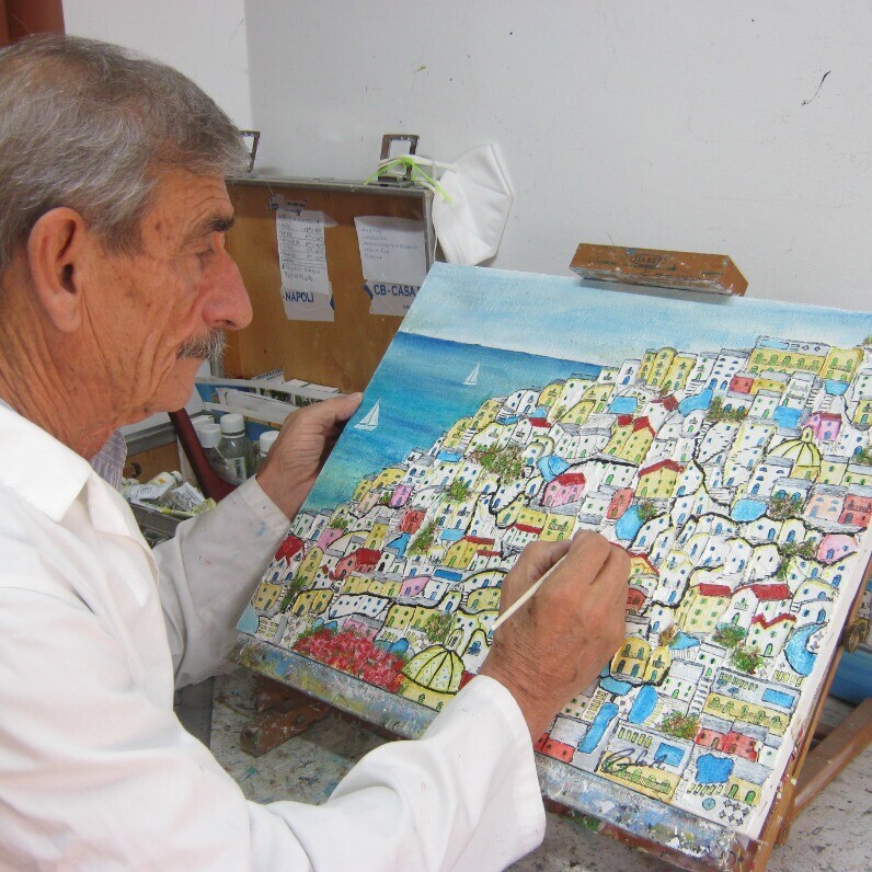 Alfredo Troilo - The artist at work