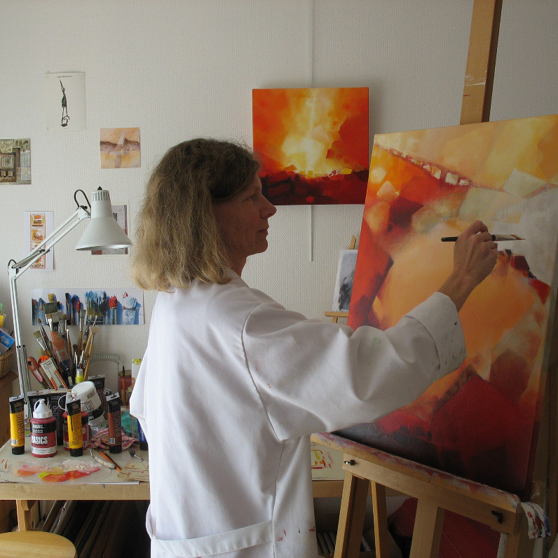 Anne-Lise Hammann - L'artiste au travail