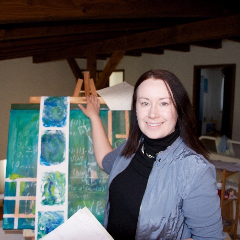 Anastasia Vasilyeva - The artist at work