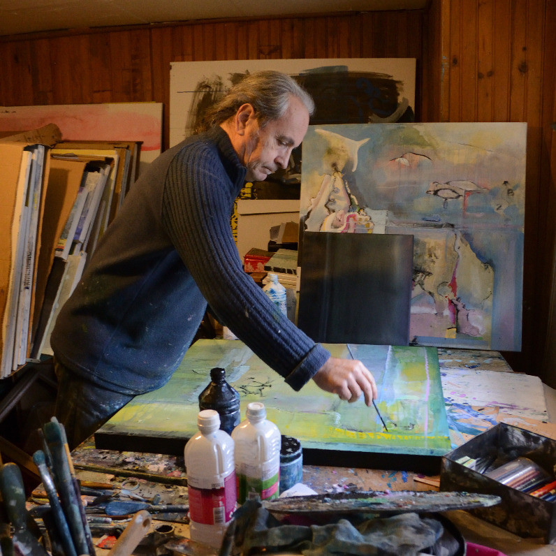 André Le Corre - The artist at work
