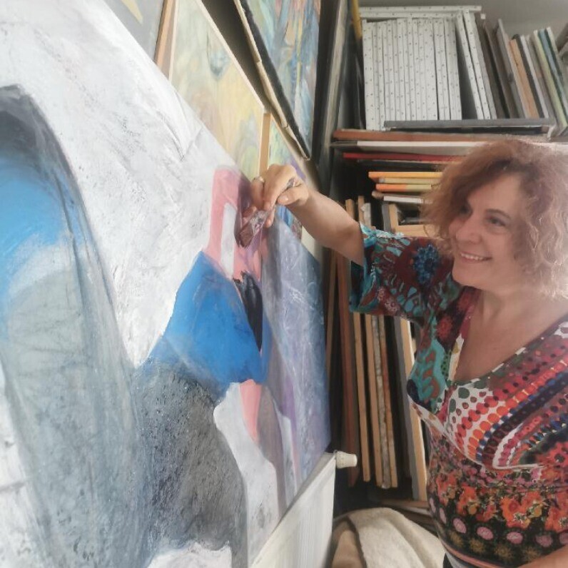 Anna Skorko - The artist at work