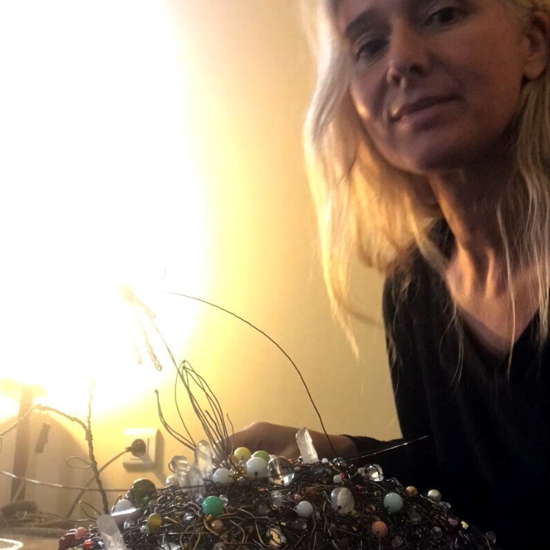 Anouk Péré - L'artiste au travail